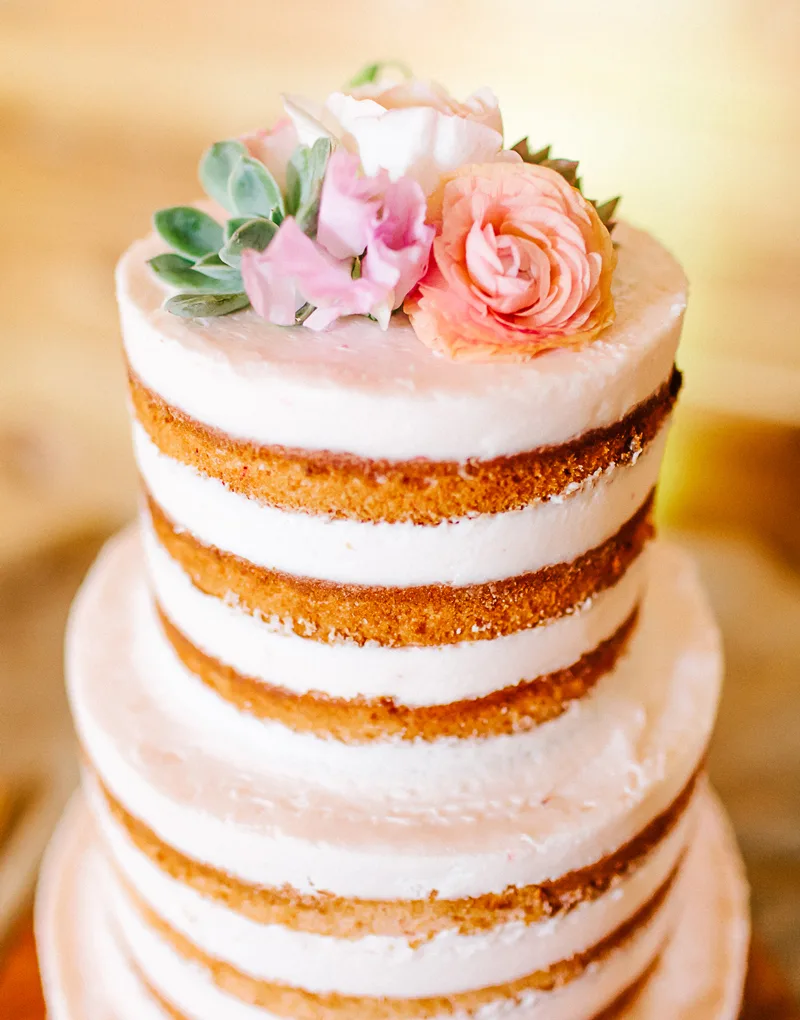 Wedding cake floral top