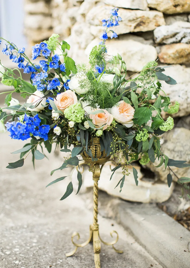 Reception floral arrangement
